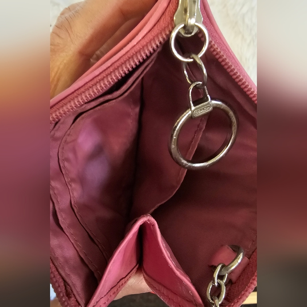RARE Coach Poppy "Pinky Chan" Limited Edition Wristlet/Coin Purse - Picture 3 of 8